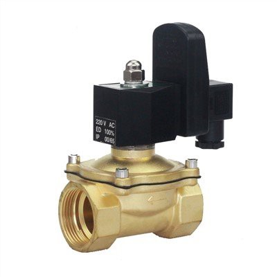 Katup solenoid air dengan timer